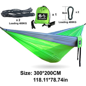 Gray Green Gray 300*200CM Big size 210t Nylon Hammock