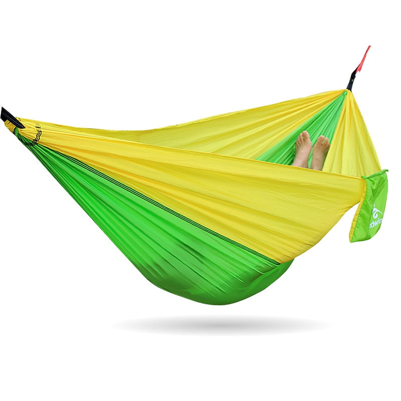 Green Yellow Hammock Camping Furniture