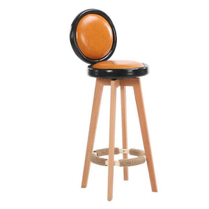 Leather Cadeira Silla Stool Modern Bar Chair