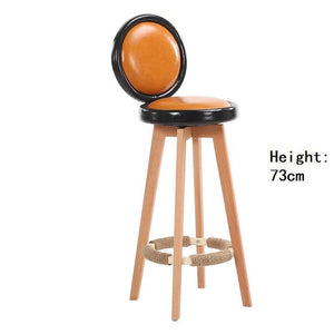 Leather Cadeira Silla Stool Modern Bar Chair