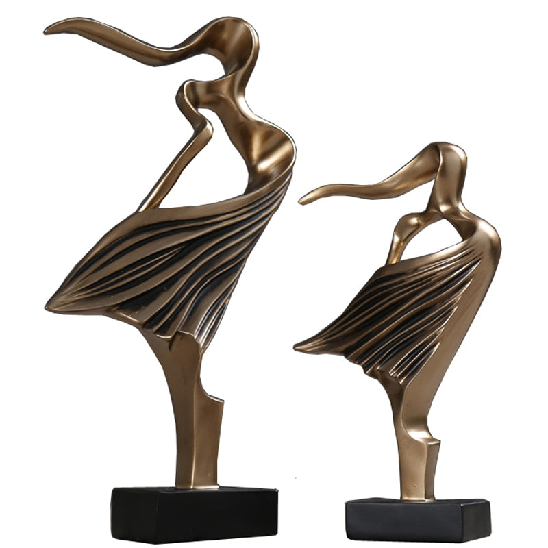 Wedding Gifts Abstract Art Double Dancer Statue