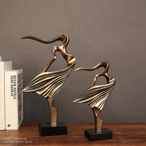 Wedding Gifts Abstract Art Double Dancer Statue