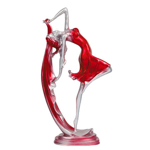 European Style Resin Dancing Girl Statue Ornaments