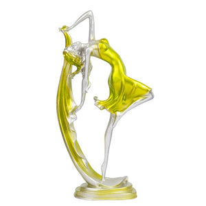 European Style Resin Dancing Girl Statue Ornaments