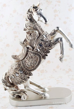 Europe Resin Gold Horse Statue