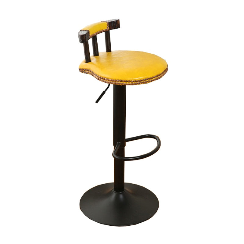 Leather Cadeira Stool Modern Tabouret De Moderne Bar Chair