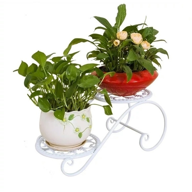 Balcony Plant Stand Balcon Shelf Flower Iron Rack