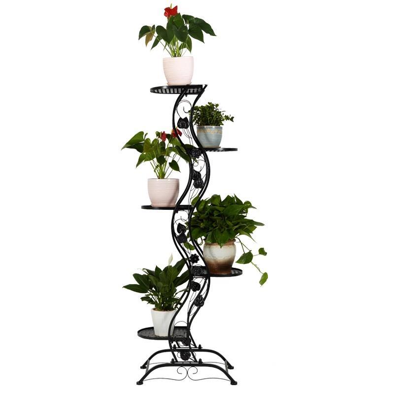 Stand Balcon Iron Flower Plant Shelf