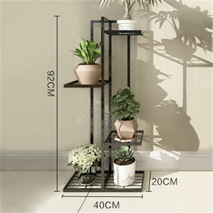 Stand Balcon Iron Flower Plant Shelf