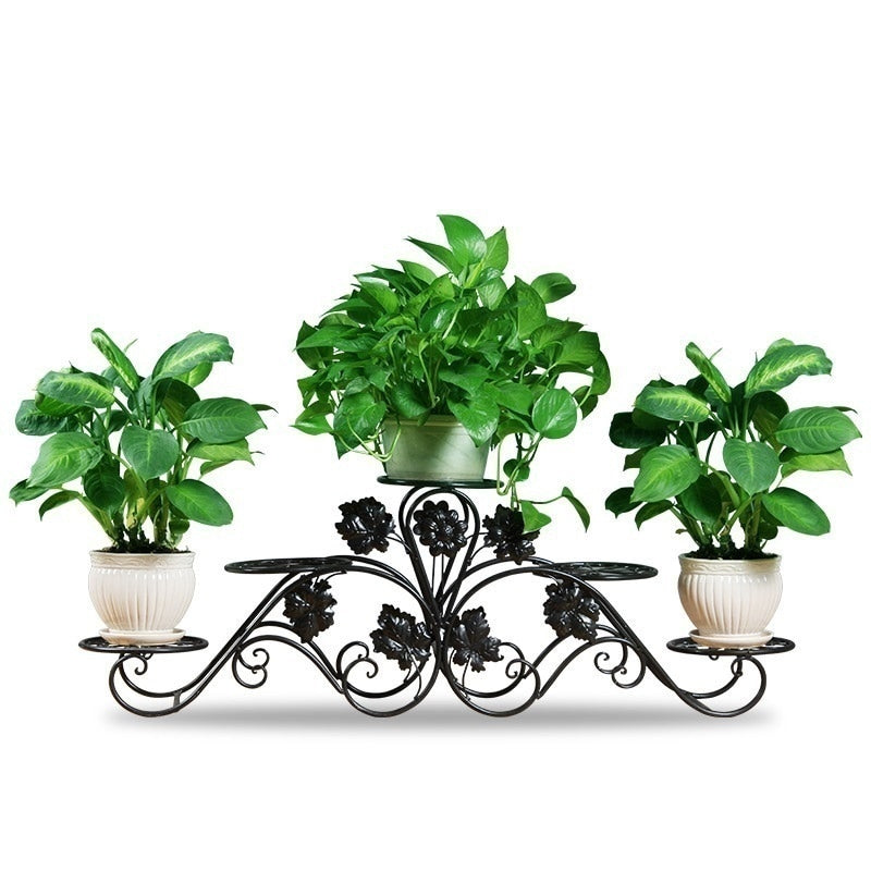 Afscherming Balkon Plant Stand Shelf Balcon Flower Iron Rack