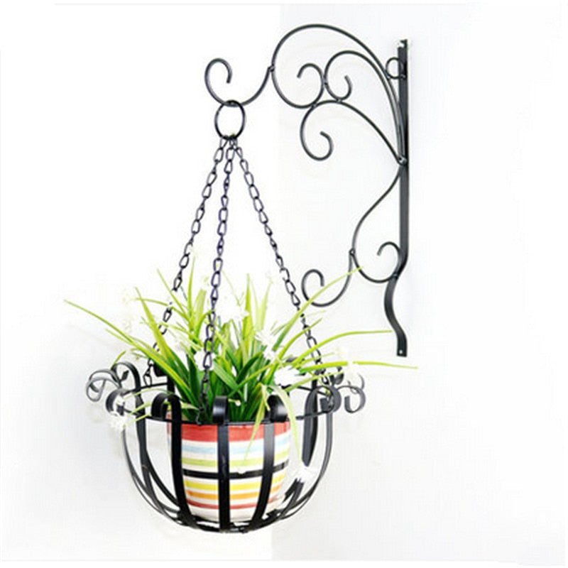 Outdoor Decor Balkon Balcony Shelf Balcon Flower Iron Rack