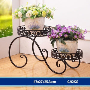 Stand Balcony Flower Iron Rack