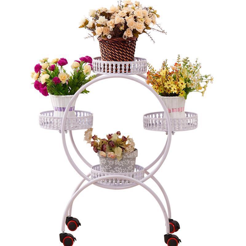 Balcon Plant Stand Flower Iron Rack