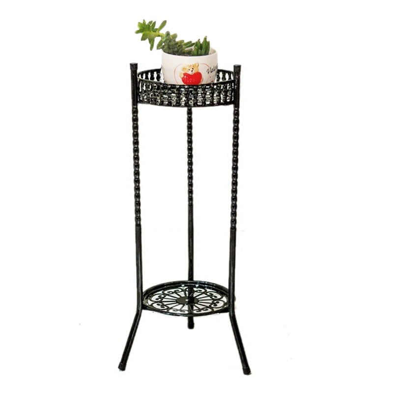 Shelf Balkon Plant Stand Flower Iron Rack