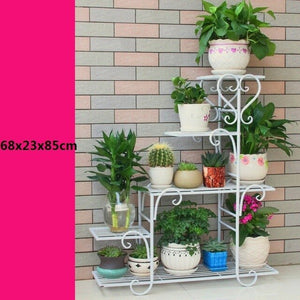 Varanda Decorer Balcone Decor  Outdoor Decoration  Plant Stand Flower Iron Rack