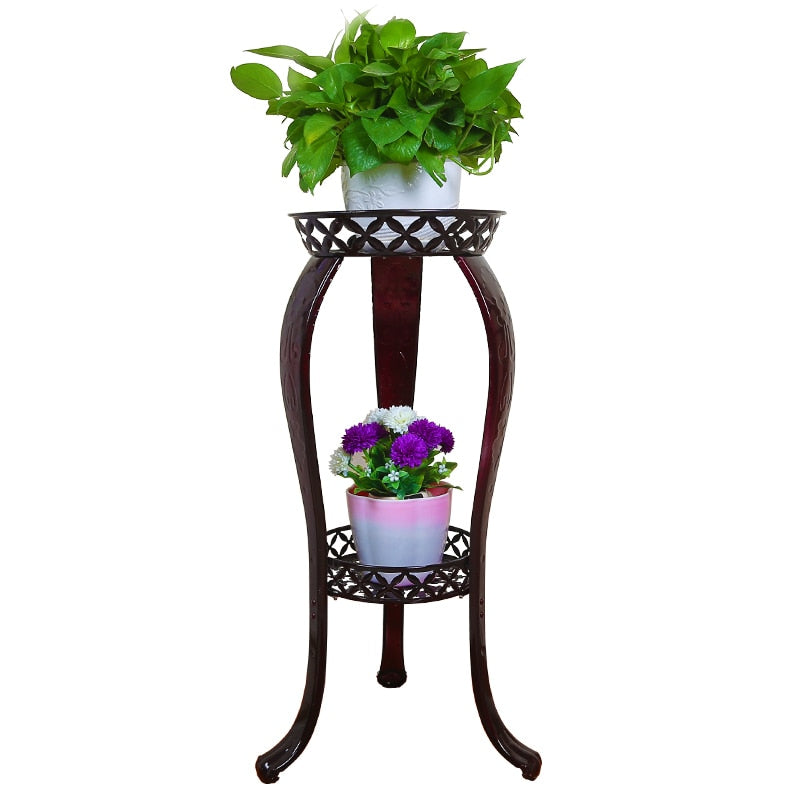 Plant Stand Balcony Balcon Flower Iron Rack