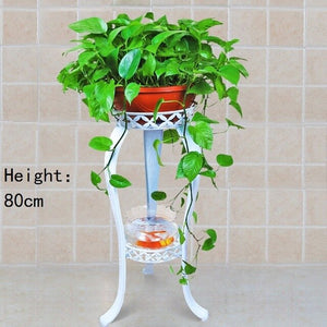 Plant Stand Balcony Balcon Flower Iron Rack