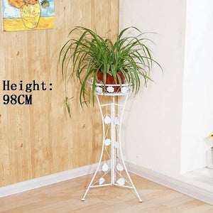 Balcony Plant Stand Flower Iron Rack