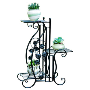 Decorative Metal Varanda  Flower Iron Rack