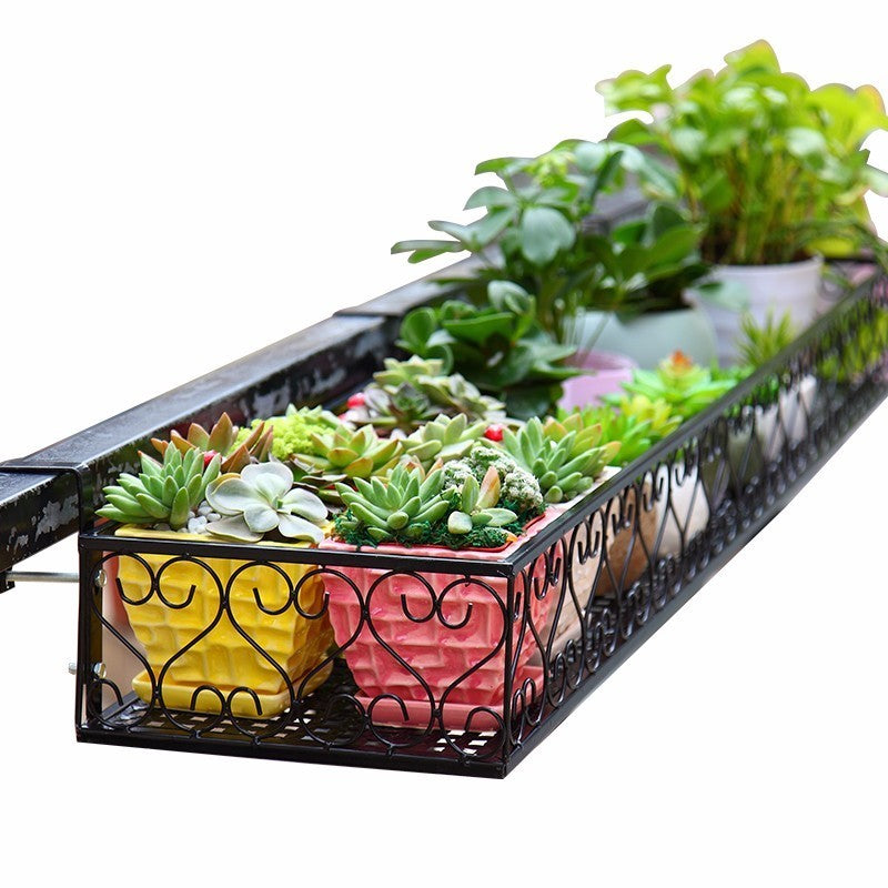 Balcony Shelf Flower Iron Rack