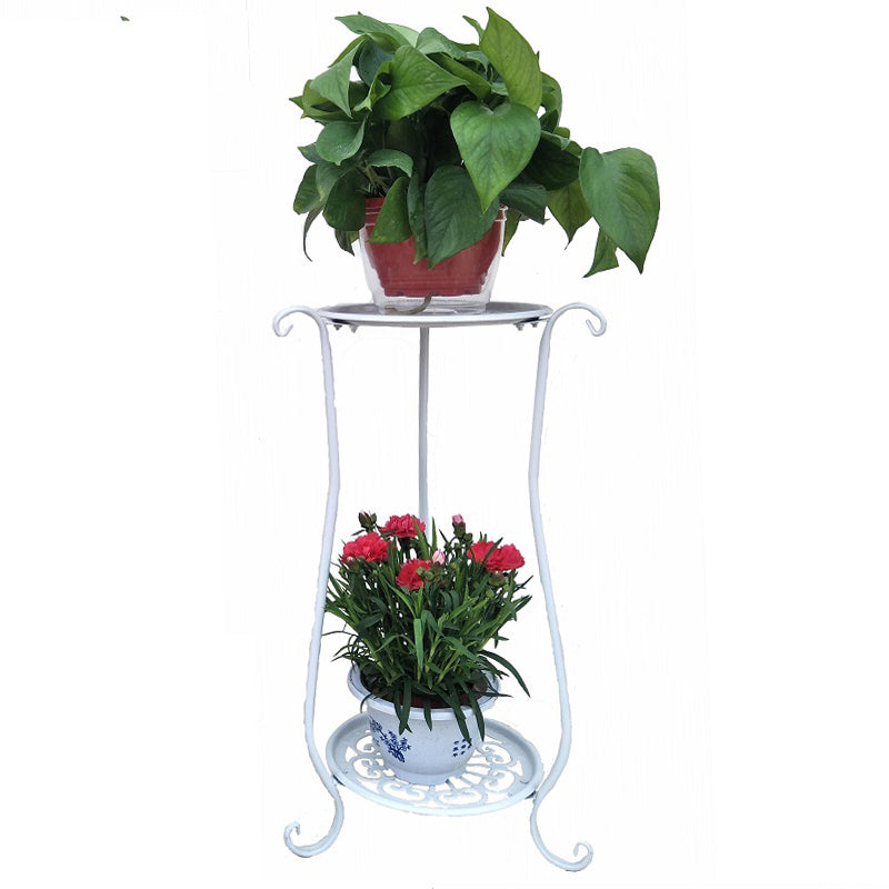 Plant Stand Balcony Flower Iron Rack