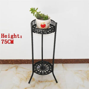 Outdoor Decoration Support Plante BalconPlant Stand Balcony Flower Iron Rack