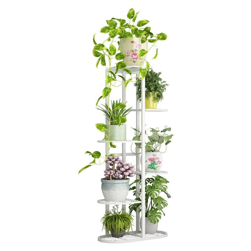 Flower Stand Iron Balcon Plant Shelf