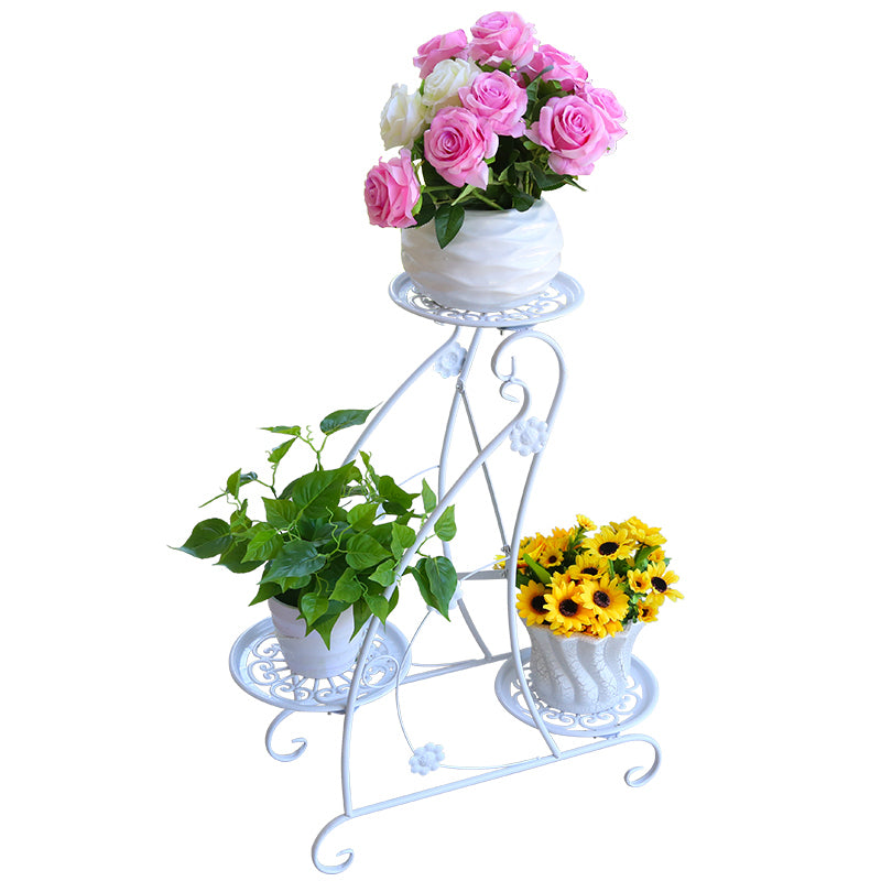 Decoration Plant Stand Balkon Shelf Balcony Flower Iron Rack