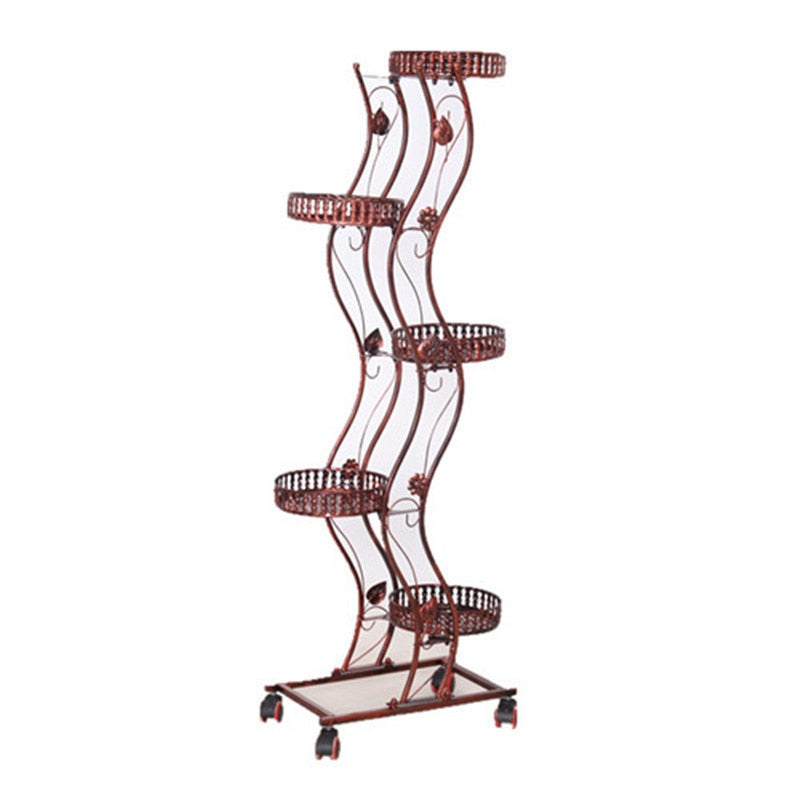 Balcony Plant Stand Balcon Flower Iron Rack