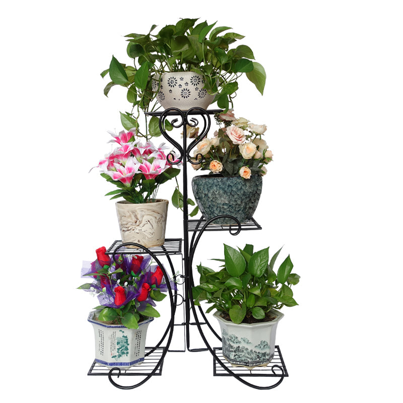 Balcony Balcon Shelf Plant Stand Flower Iron Rack