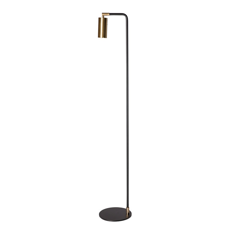 Vintage LED Floor lamp Gold Metal Standing Lamp